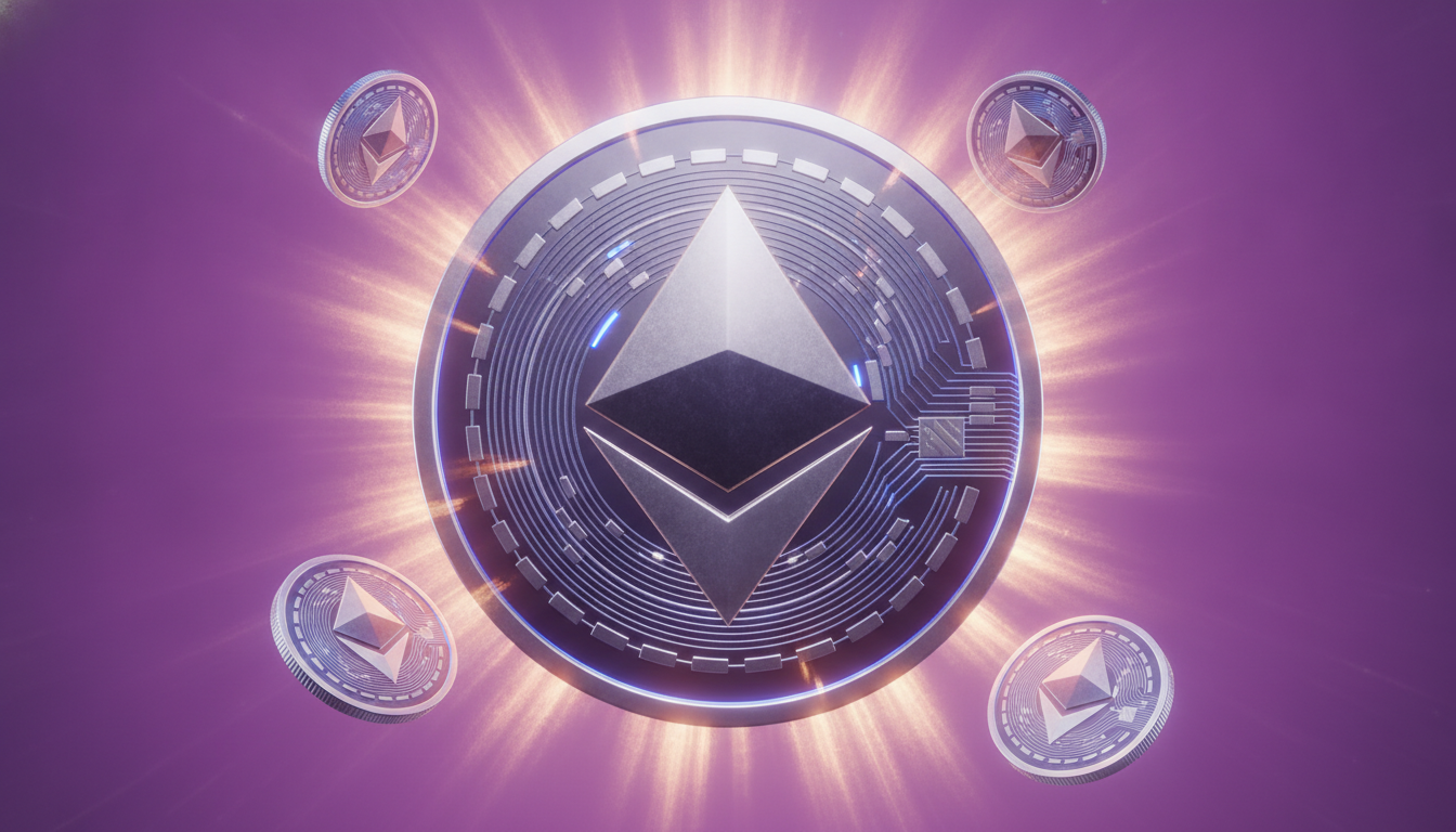 Blockchain network visualization representing DeFi protocol activity and total value locked