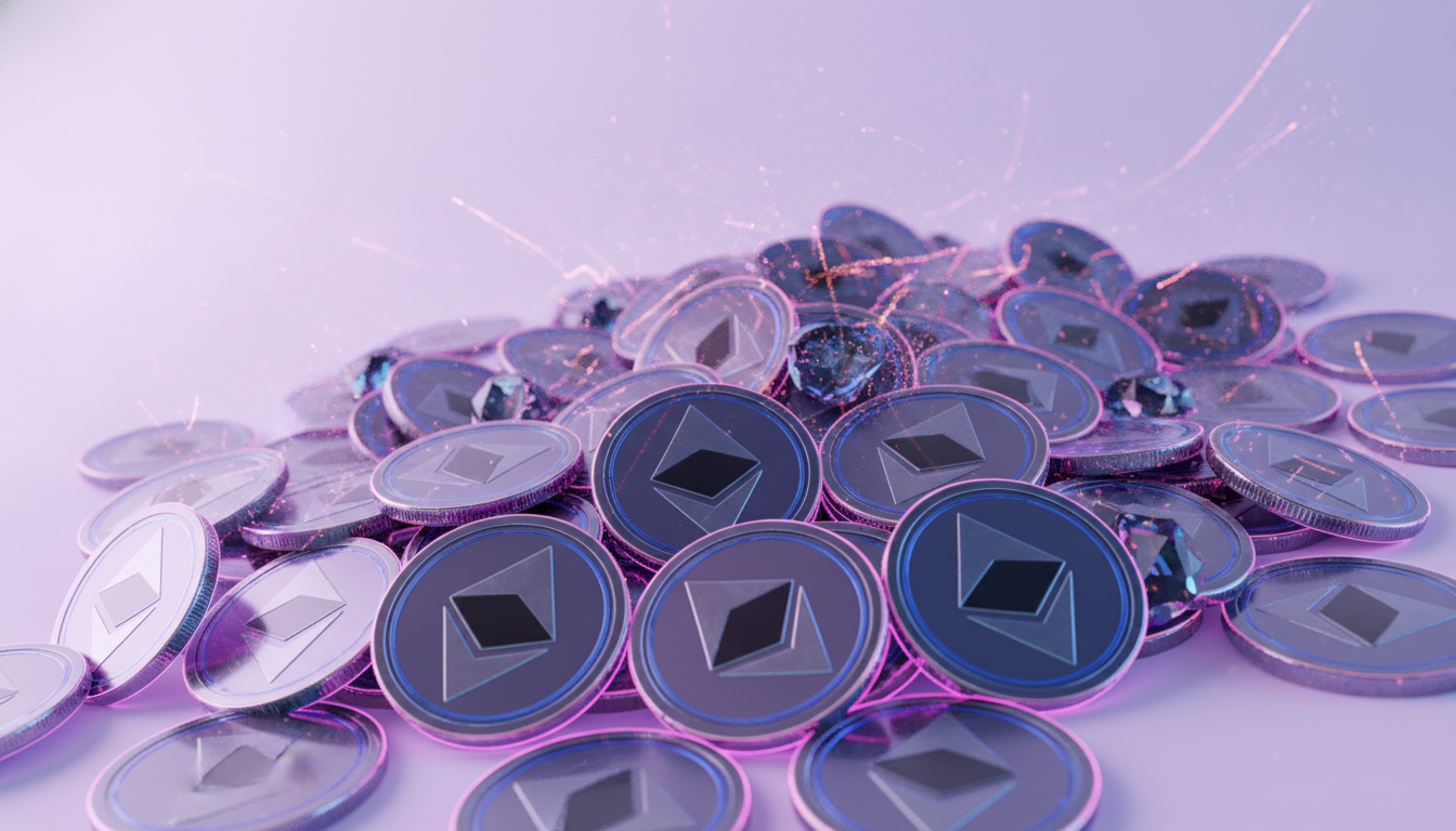 Stock exchange trading floor representing institutional ETF flows into crypto markets