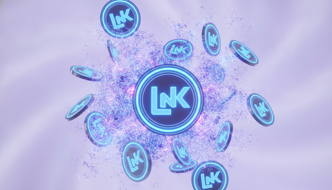 Blockchain network visualization representing DeFi protocol activity and total value locked
