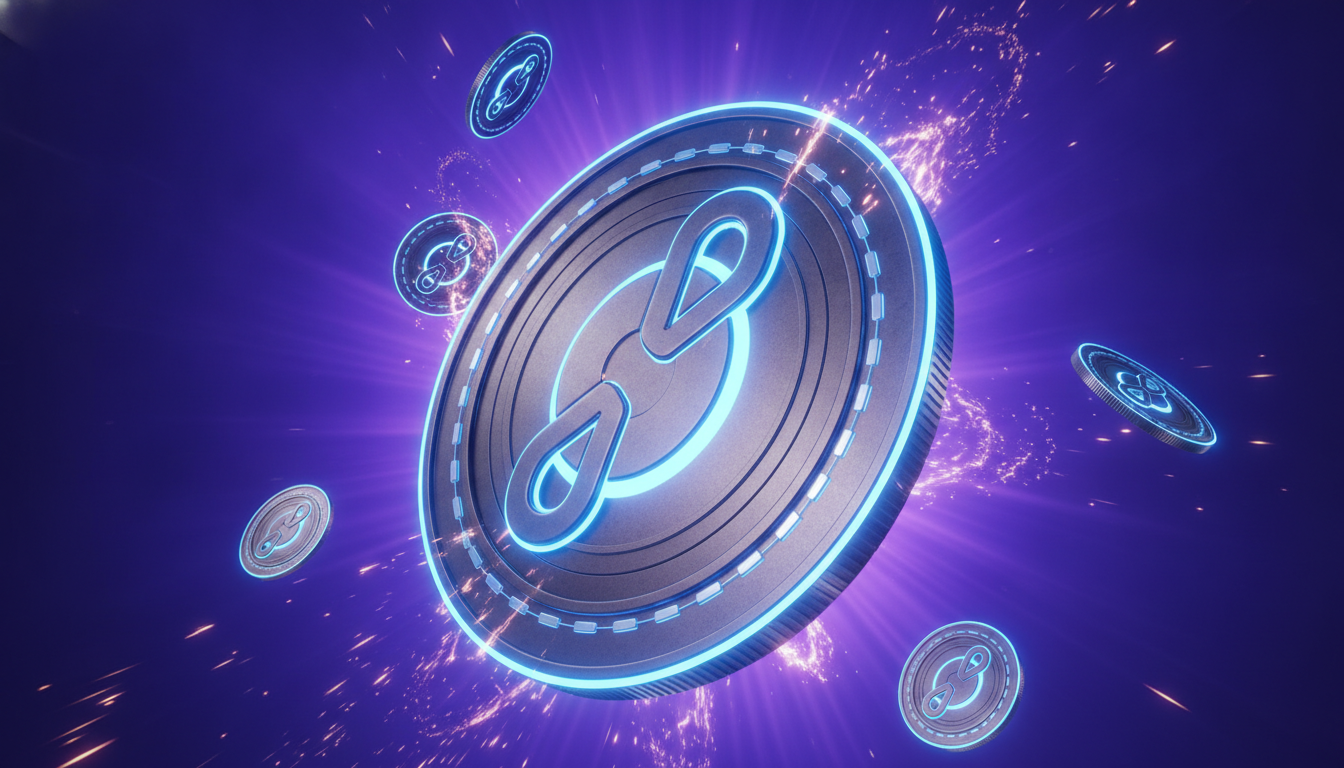 Blockchain network visualization representing DeFi protocol activity and total value locked