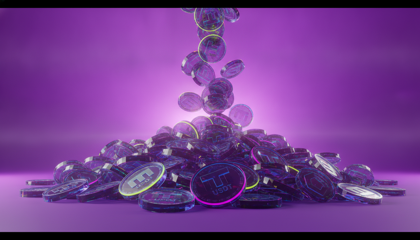 Tether - Stablecoin Exchange Flows: USDT Volume Signals Liquidity Depth