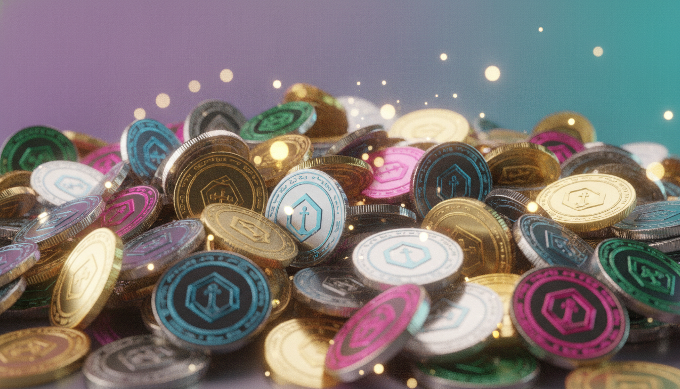 Digital dollar imagery representing stablecoin supply and flows across crypto markets