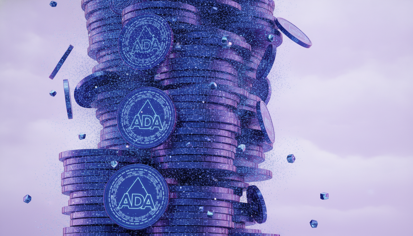 Blockchain network visualization representing DeFi protocol activity and total value locked