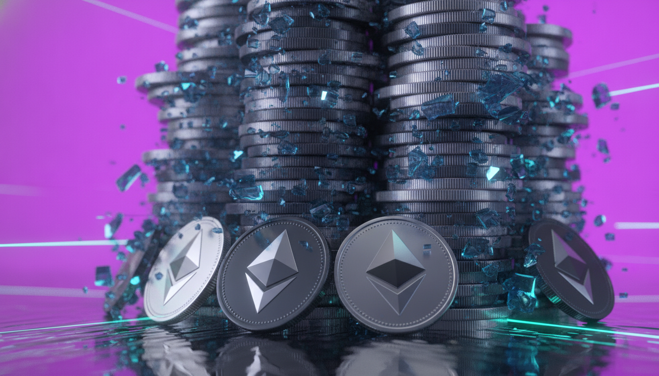 Stock exchange trading floor representing institutional ETF flows into crypto markets