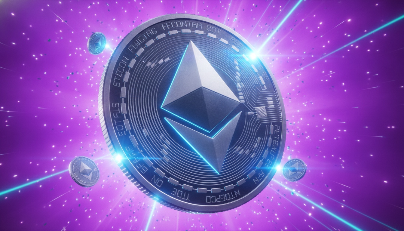 Blockchain network visualization representing DeFi protocol activity and total value locked