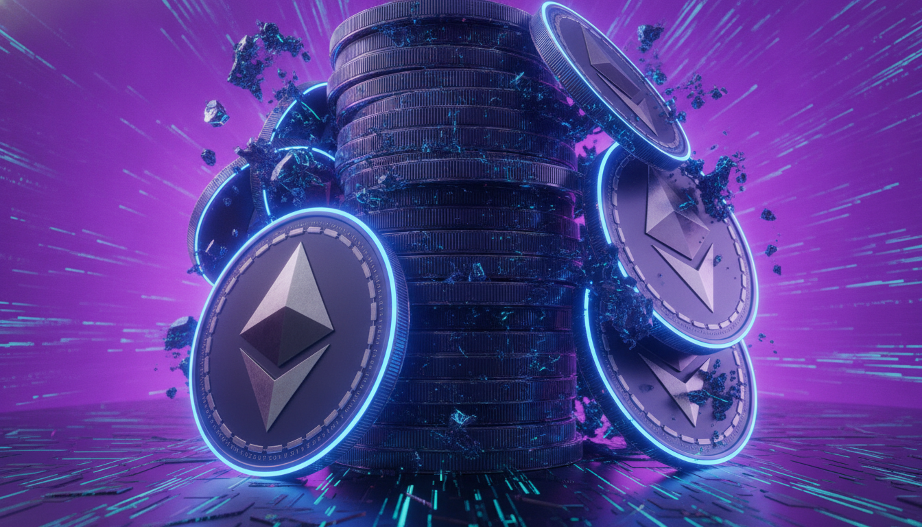 Digital dollar imagery representing stablecoin supply and flows across crypto markets
