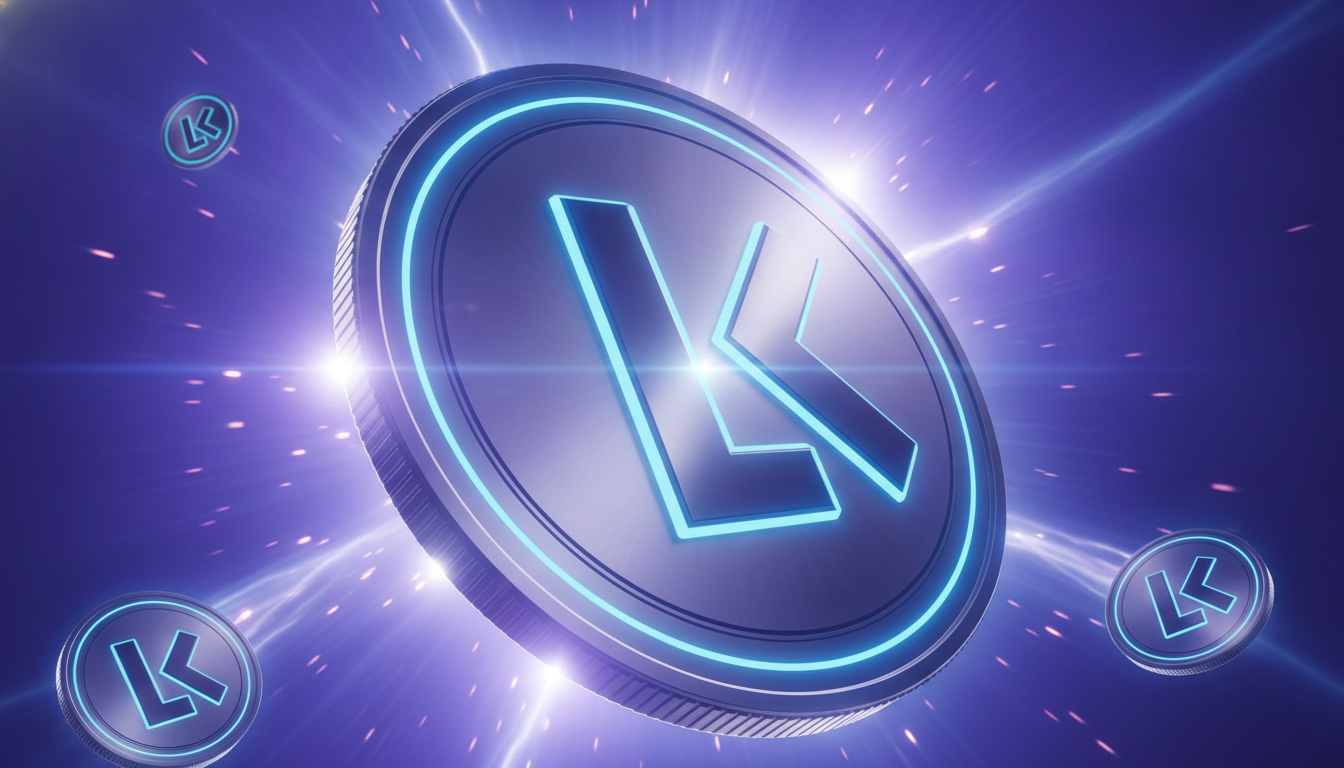 Crypto tokens representing a liquidation cascade with forced selling across leveraged positions