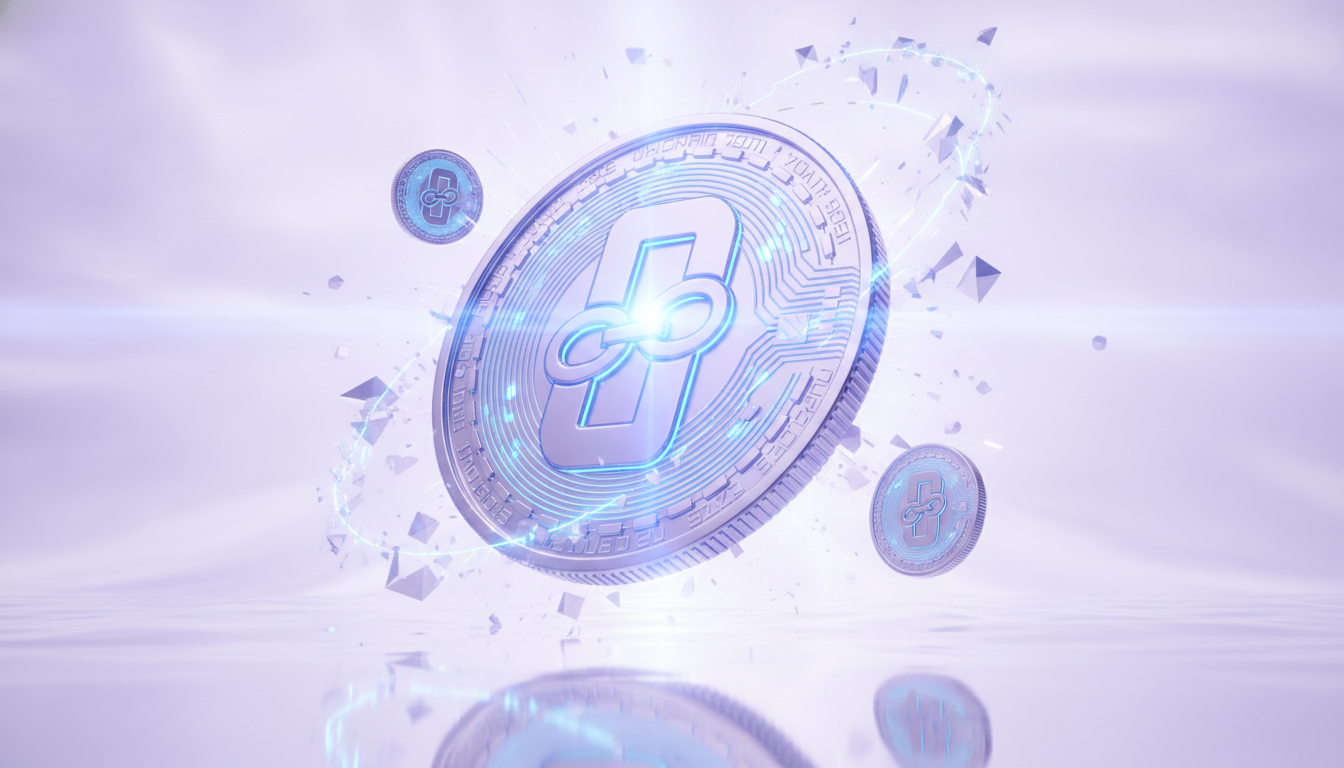 Blockchain network visualization representing DeFi protocol activity and total value locked