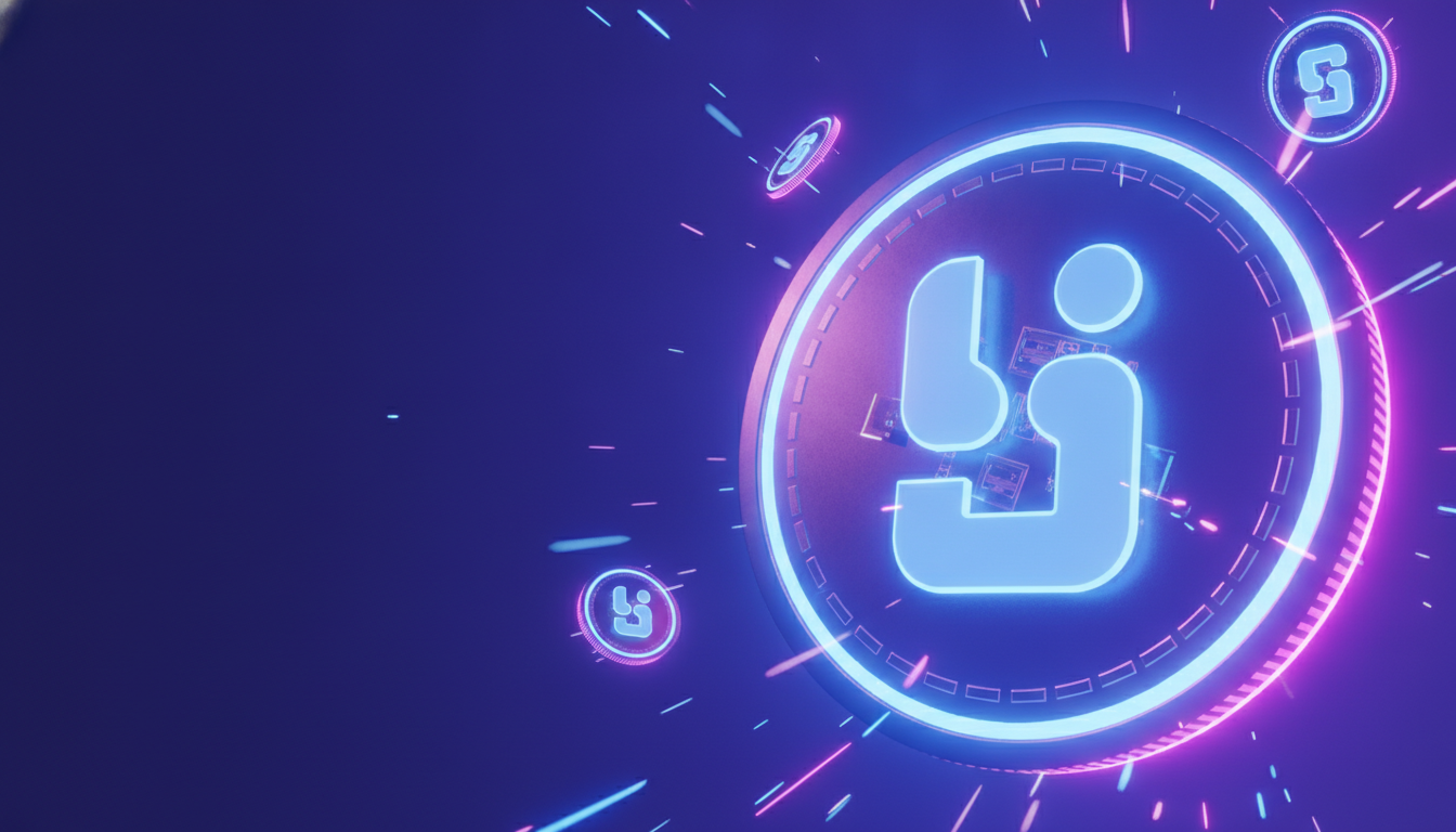 Crypto tokens representing a liquidation cascade with forced selling across leveraged positions