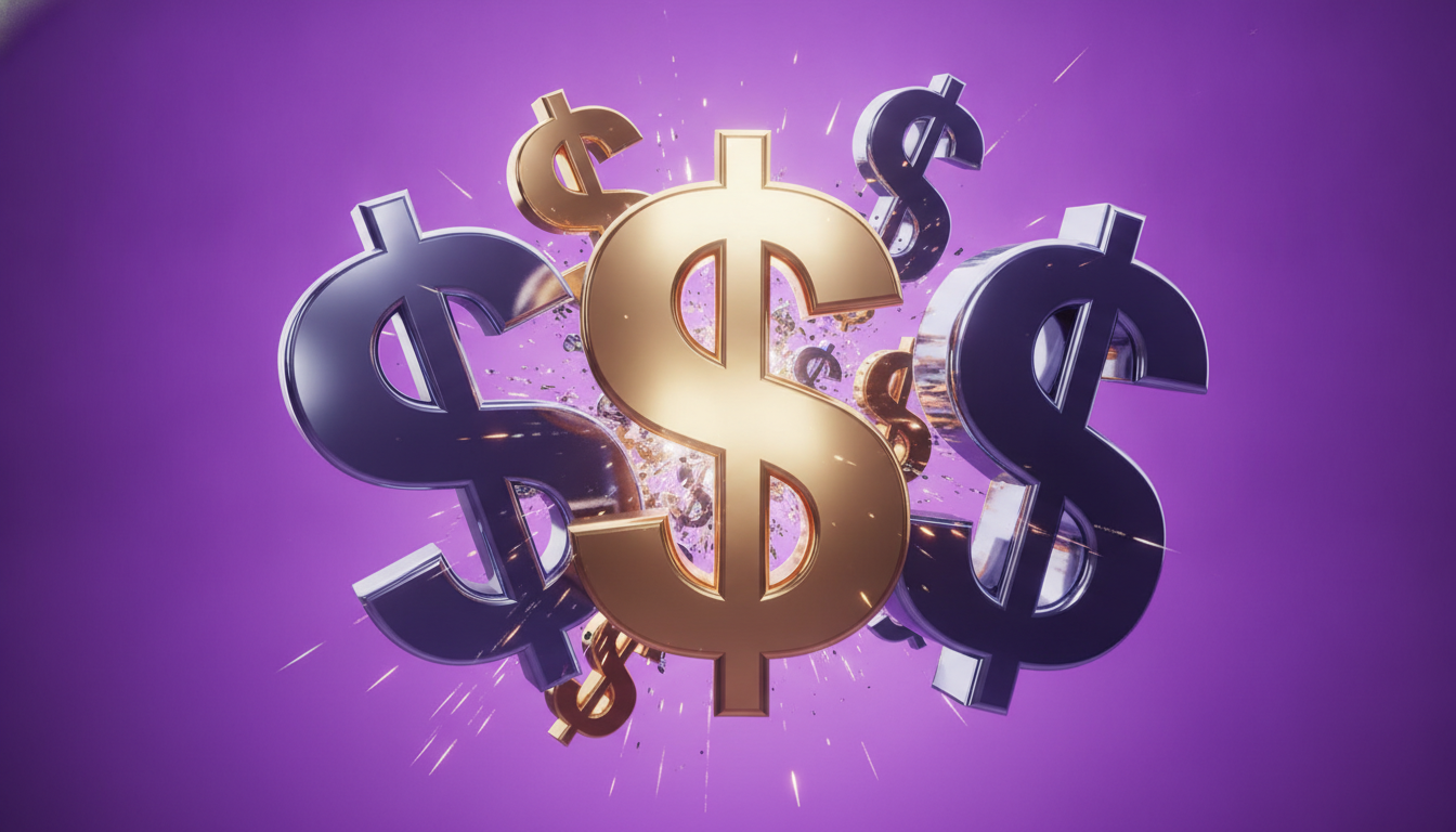 US dollar currency representing DXY trend and its inverse relationship with crypto