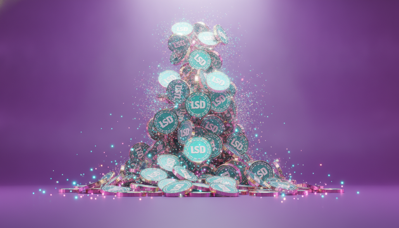 Digital dollar imagery representing stablecoin supply and flows across crypto markets